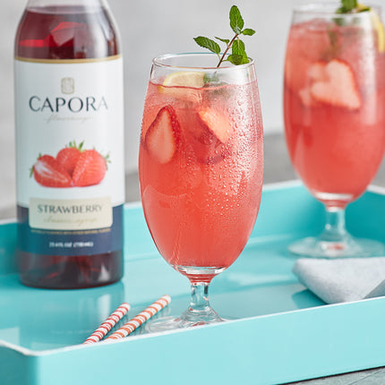 Siro tạo hương dâu Capora 750 ml - Thùng 6 cái
