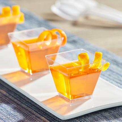 Ly shot nhựa vuông trong suốt Choice 59 ml - Thùng 320 cái