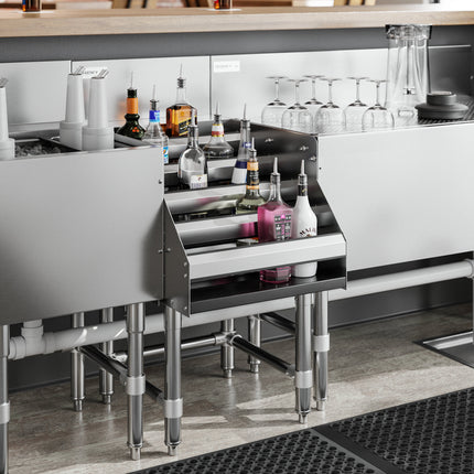 Giá trưng bày rượu 5 tầng inox Regency Spec Line 46 cm - sâu 74 cm
