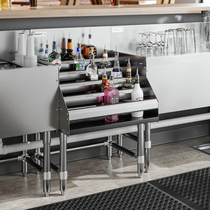 Giá trưng bày rượu inox 5 tầng Regency Spec Line 61 cm - Sâu 61 cm