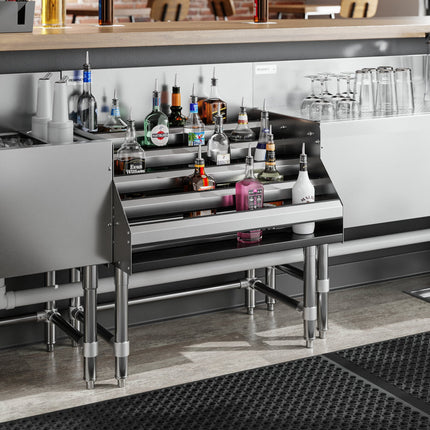 Giá trưng bày rượu inox 5 tầng Regency Spec Line 76 cm - Sâu 61 cm