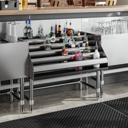 Giá trưng bày rượu 5 tầng thép không gỉ Regency Spec Line 91 cm - Sâu 61 cm
