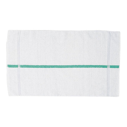 Khăn bếp cotton sọc màu xanh lá trắng Chef Revival 1247 g 63,5 x 38,1 cm - Gói 12 cái