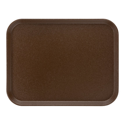 Khay phục vụ chống trượt sợi thủy tinh Carlisle Griptite 2 1814GR2076 nâu 46 x 36 cm