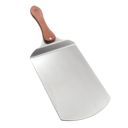 Xẻng xúc pizza thép không gỉ Outset QZ10 53 x 20 cm cán gỗ trắc gấp gọn 20 cm