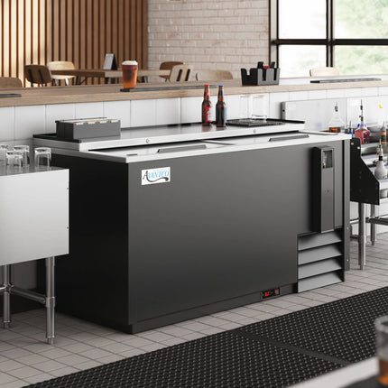 Tủ lạnh chai nằm ngang Avantco HBB-65-HC 164 cm đen