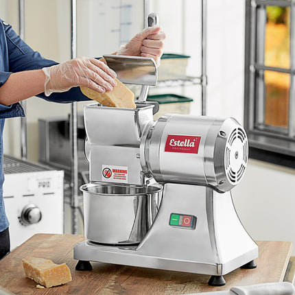 Máy nạo phô mai cứng điện Estella CG34 0,6 kg/phút - 120V, 3/4 hp