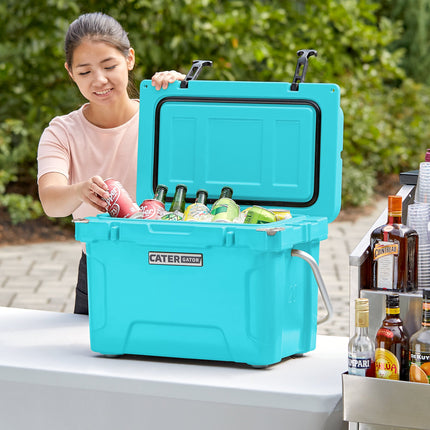 Thùng đá giữ lạnh ngoài trời quay ép CaterGator CG20BL 18,9 lít - Màu xanh da trời