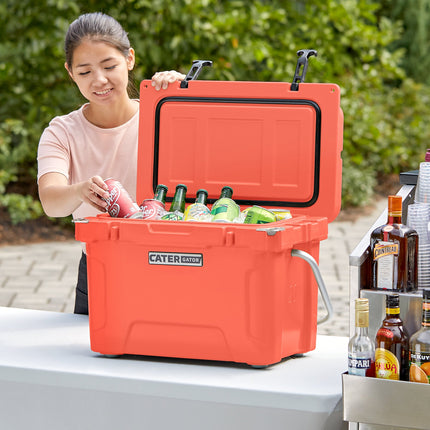 Thùng giữ lạnh rotomolded ngoài trời CaterGator CG20CL màu san hô 18,9 lít