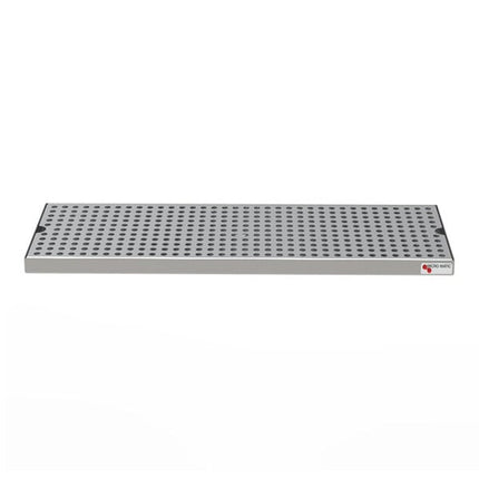 Khay hứng bia thép không gỉ Micro Matic DP-120D-P gắn mặt bàn có lỗ xả 30 x 13 cm