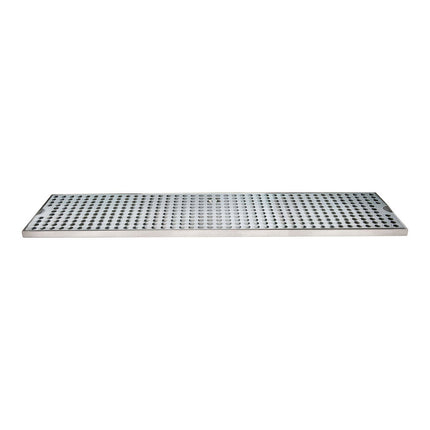 Khay hứng bia bằng thép không gỉ Micro Matic DP-120D-33-P 84 x 13 cm gắn mặt có thoát nước