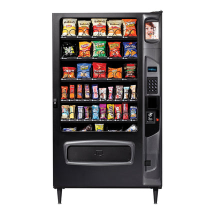 Máy bán snack tự động Selectivend 40 lựa chọn có cơ chế nhận xu và đầu đọc tiền