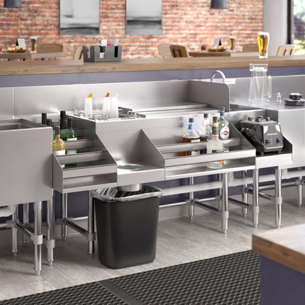 Quầy pha chế cocktail kết hợp inox Regency Spec Line 152 cm kèm giá trưng bày rượu