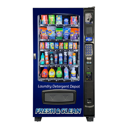 Máy bán hàng tự động đồ giặt Seaga ENV5L 31 lựa chọn có hình in
