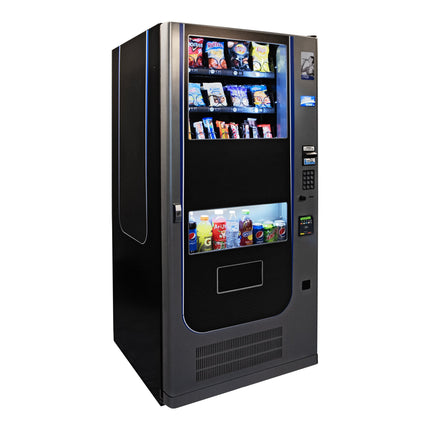 Máy bán hàng tự động kết hợp mát / thường Seaga QUICKBreak 29 vị trí với đồ họa chữ U đen