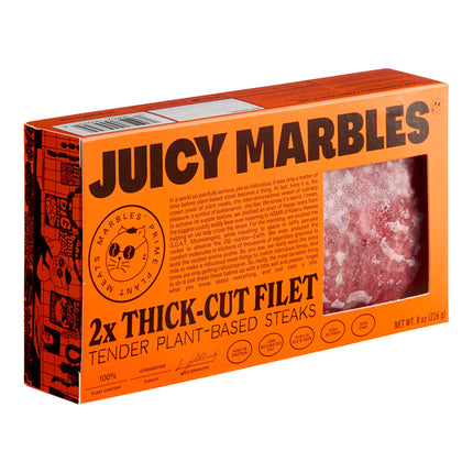 Thịt và hải sản Juicy Marbles phi lê chay thực vật 113 g - Thùng 20 cái