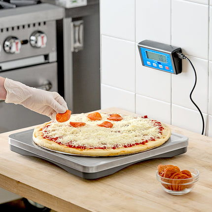 Cân pizza AvaTek PZ10F 4,5 kg /định lượng với không dây màn hình số và bàn đạp trừ bì