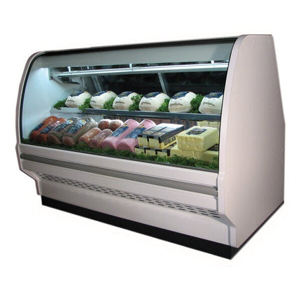 Tủ trưng bày deli lạnh kính cong nối dài Howard McCray SC-CDS40E-6C-LED dòng 40 192 cm màu trắng - 115V