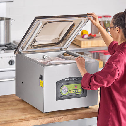 Máy đóng gói hút chân không buồng hai thanh hàn 43 cm ARY VacMaster VP321