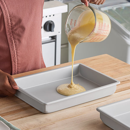 Khuôn bánh nhôm anod hóa thành thẳng chữ nhật Fat Daddio's POB-9132 ProSeries 33 x 23 x 5 cm