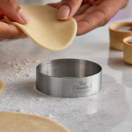 Khuôn ring tartlet inox tròn Fat Daddio's SSRD-2575 ProSeries 6,4 x 1,9 cm
