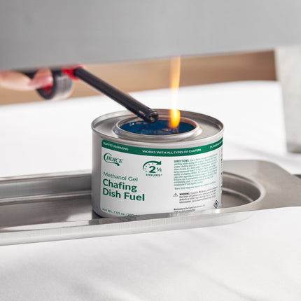 Nhiên liệu gel methanol hâm nóng Choice cháy 2,5 giờ - Thùng 72 cái