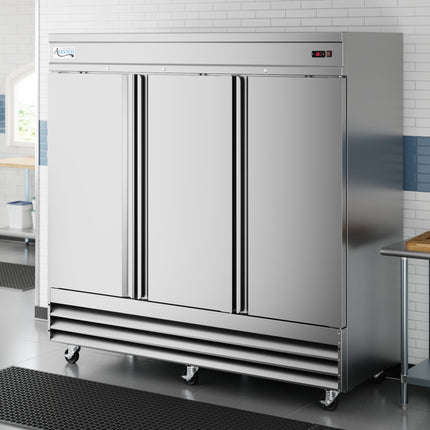 Tủ đông bảo quản cửa kín inox Avantco SS-3F-HC 207 cm
