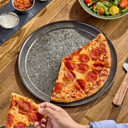 Khay pizza mạ kẽm American Metalcraft Onyx GTP12 24-gauge 30 cm