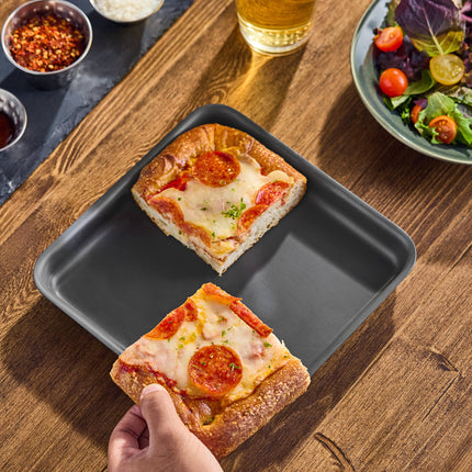 Khay nướng pizza vuông nhôm phủ cứng American Metalcraft HCSQ810 20 x 20 x 2,5 cm