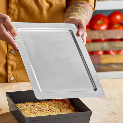 Tấm ngăn / nắp khay pizza đế sâu chữ nhật American Metalcraft 29 x 24 cm DSP11