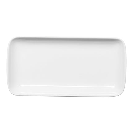 Đĩa phục vụ sứ Ariane Buffet chữ nhật màu ngà 28 x 14 cm - Thùng 6 cái