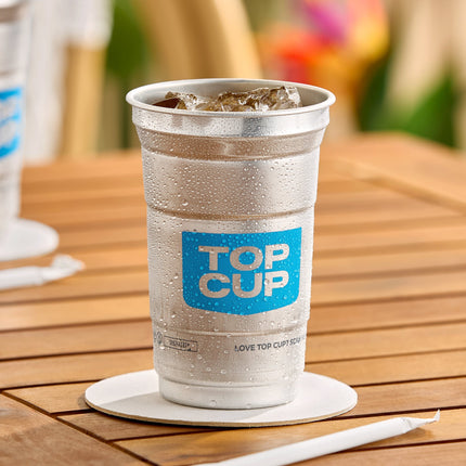 Ly nhôm tùy chỉnh Top Cup by Ball 266 ml in logo Top Cup - Thùng 645 cái