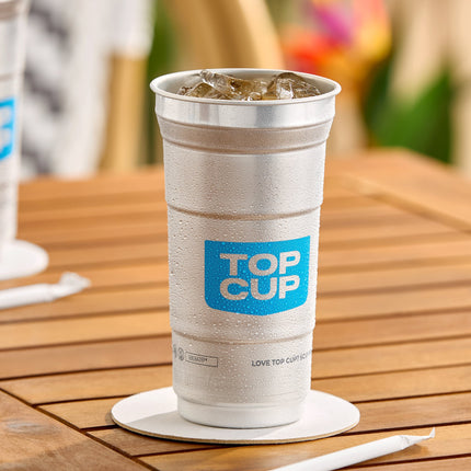 Ly nhôm Top Cup by Ball 355 ml tùy chỉnh logo Top Cup - Thùng 450 cái