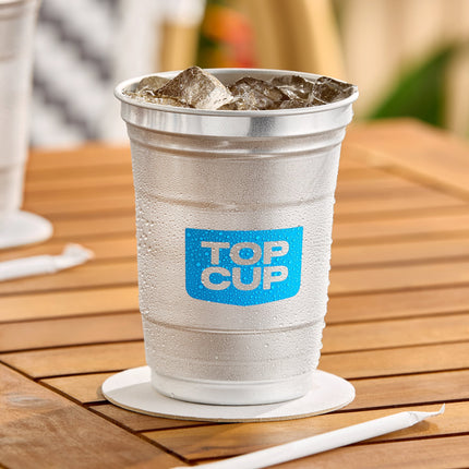 Cốc nhôm Top Cup by Ball 473 ml tùy chỉnh logo Top Cup - Thùng 600 cái