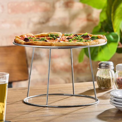 Đế trưng bày thép mạ crôm Choice 18 cm