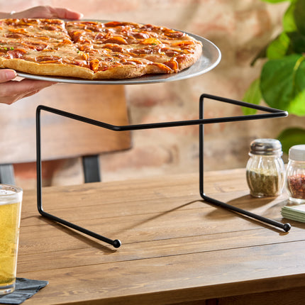 Giá đỡ pizza kim loại Choice 30 x 30 x 18 cm màu đen