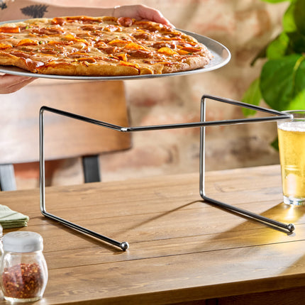 Giá đỡ pizza kim loại mạ crôm Choice 30,5 x 30,5 x 17,8 cm