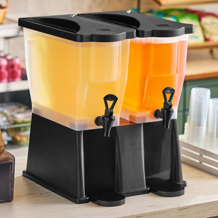 Bình đựng đồ uống/nước ép đôi Choice 11,4 lít với chân đế đen