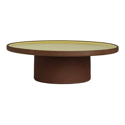 Kệ trưng bày gốm sứ tròn Maham Studio Spice (Steelite International) màu nghệ tây 15 x 4,4 cm - Thùng 12 cái
