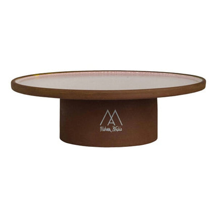 Đế trưng bày sứ stoneware tròn màu hồng tiêu Maham Studio Spice from Steelite International 15 x 4,4 cm - Thùng 12 cái