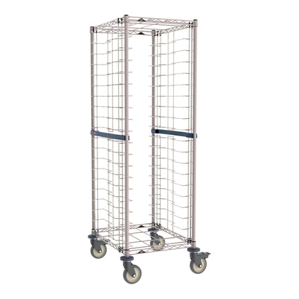 Xe giá đựng khay nướng 20 khay Metro RE3K4S Super Erecta xám epoxy nạp đầu, bánh xe không để lại vệt - Chưa lắp ráp