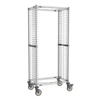 Xe giá đựng khay nướng Metro RS1K4S Super Erecta Metroseal xám epoxy 40 khay nạp hông kèm bánh xe không để vết - Chưa lắ