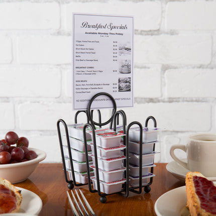 Giá đựng gói mứt bằng thép sơn TableCraft màu đen - Thùng 12 cái
