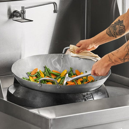 Chảo wok Quảng Đông thép carbon Emperor's Select 56 cm