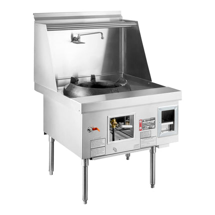 Bếp xào wok gas tự nhiên Town York Y-1-SS-N-20 buồng đơn kiểu Quảng Đông 51 cm - 116.000 BTU