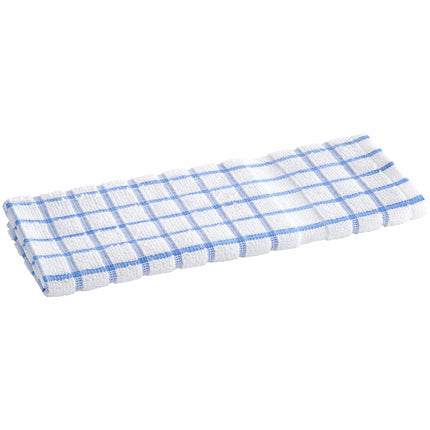 Khăn bếp cotton ô vuông màu xanh dương trắng Oxford Kitchen Ensemble 907 g 63,5 x 38,1 cm - Thùng 144 cái