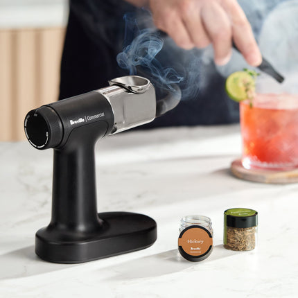 Súng tạo khói cocktail Breville công nghiệp CSM700 Smoking Gun Pro Handheld thực phẩm và Cocktail Gun
