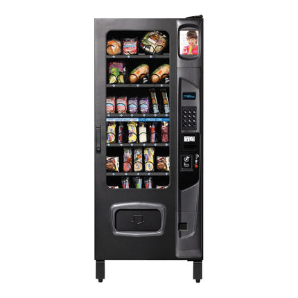 Máy bán thực phẩm lạnh / đông Selectivend 28 lựa chọn kèm bộ nhận xu và máy đọc tiền giấy