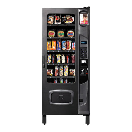 Máy bán hàng tự động thực phẩm đông lạnh Selectivend 28 lựa chọn kèm cơ chế nhận xu và bộ nhận tiền giấy