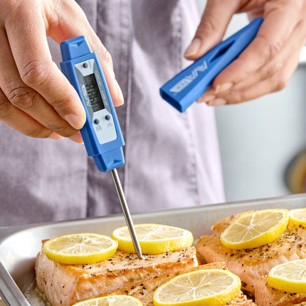 Nhiệt kế điện tử đầu dò bỏ túi chống nước HACCP màu xanh AvaTek 7 cm